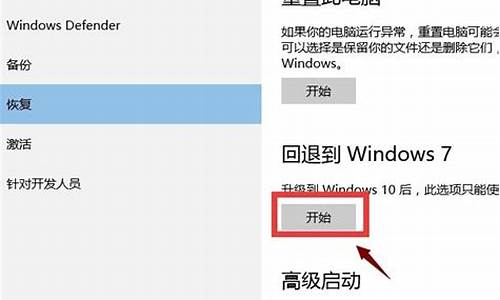 电脑系统回退win7,电脑系统回退后我的电脑空了